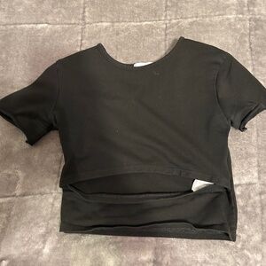 adika cutout top black